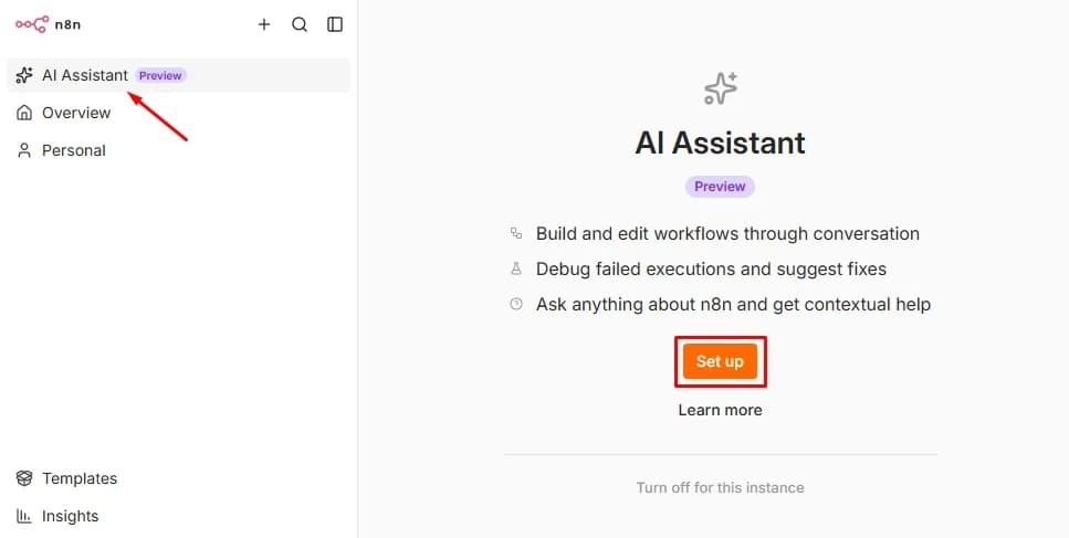 Иллюстрация к материалу «Новый AI Assistant в n8n»