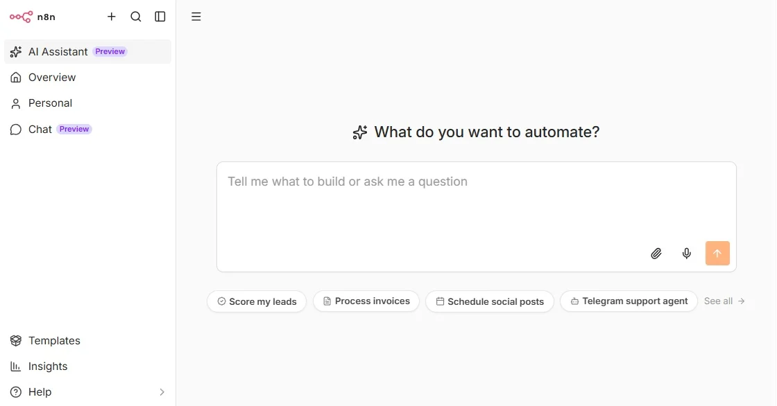 Иллюстрация к материалу «Новый AI Assistant в n8n»